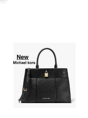 New MICHAEL KORS GRAMERCY Medium PEBBLED LEATHER SATCHEL ⭐️⭐️⭐️⭐️